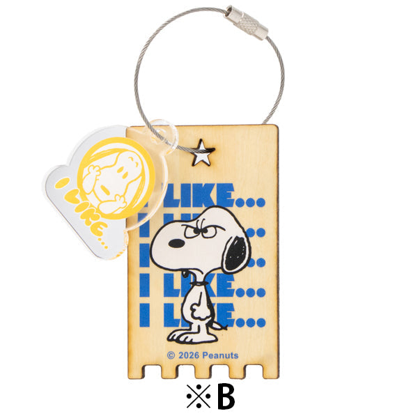 Adorno de madera de Snoopy (I LIKE…)