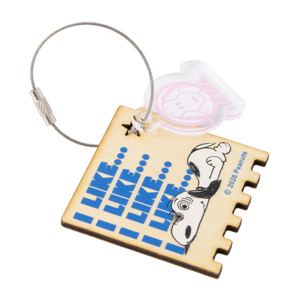 Adorno de madera de Snoopy (I LIKE…)