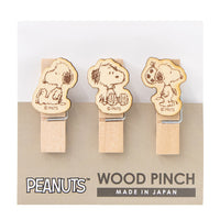 Set de 3 pinzas de madera de Andy (Peanuts)