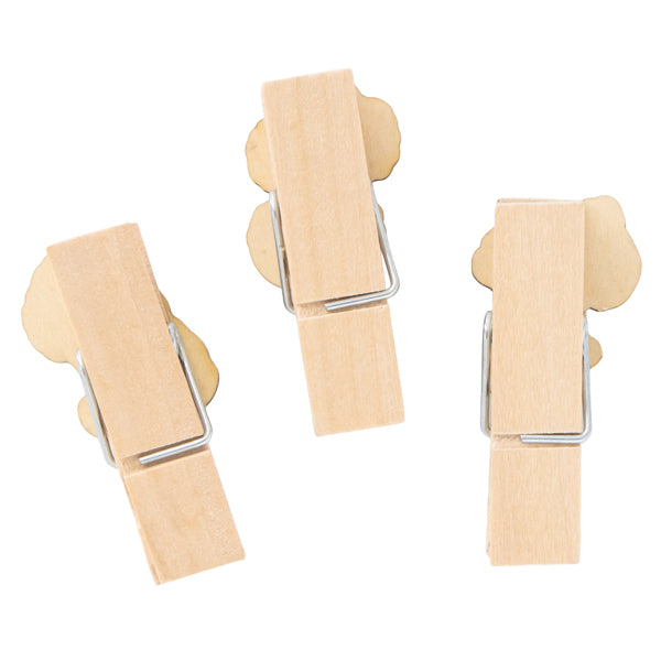 Set de 3 pinzas de madera de Andy (Peanuts)