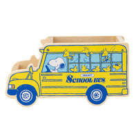 Organizador de escritorio Snoopy: bus escolar