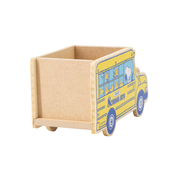 Organizador de escritorio Snoopy: bus escolar