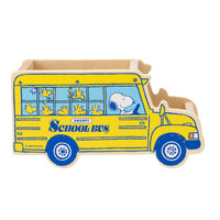 Organizador de escritorio Snoopy: bus escolar