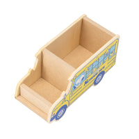 Organizador de escritorio Snoopy: bus escolar