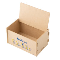 Caja de almacenamiento Snoopy con diseño de autobús