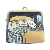 Mini estuche bordado de Snoopy (cama)
