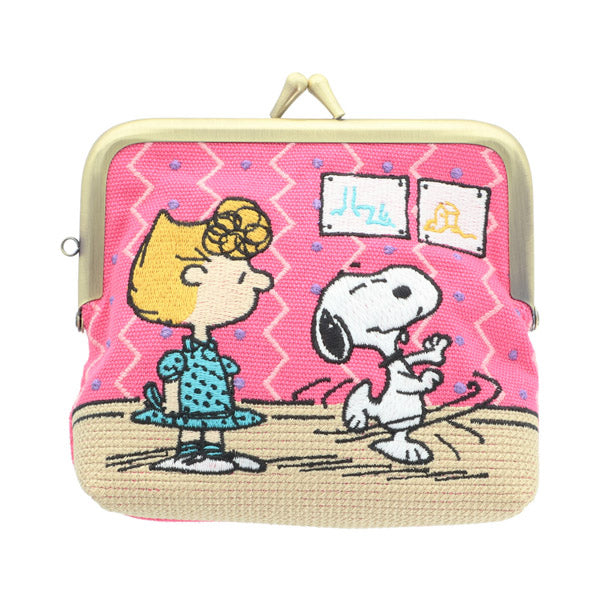 Mini estuche bordado de Snoopy - Baile