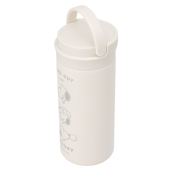 Botella de acero inoxidable con asa Snoopy 350 ml