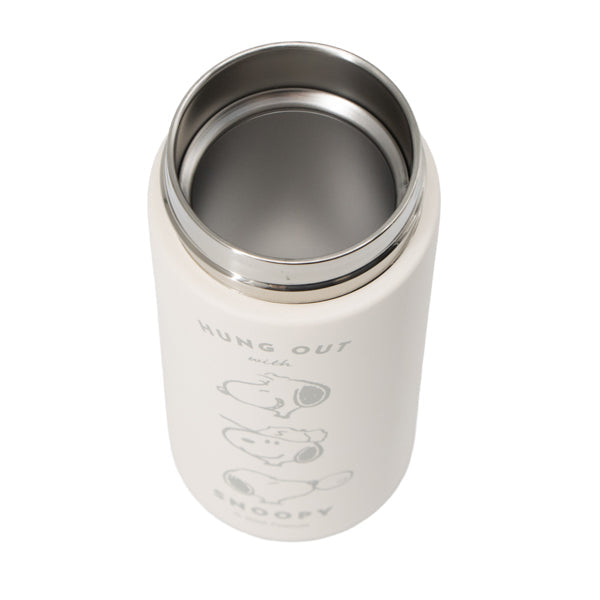 Botella de acero inoxidable con asa Snoopy 350 ml
