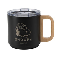 Tazón de acero inoxidable con tapa Snoopy