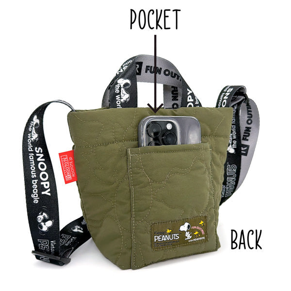 Bolso acolchado 2 en 1 de Snoopy - Peanuts