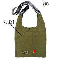 Bolso shopper acolchado Peanuts con Snoopy