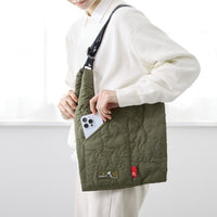 Bolso shopper acolchado Peanuts con Snoopy