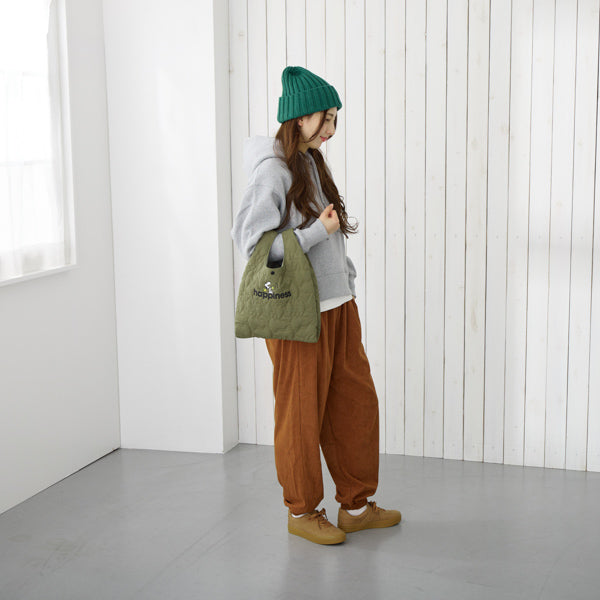 Bolso shopper acolchado Peanuts con Snoopy