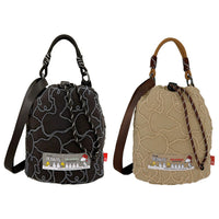 Bolso compacto acolchado de Snoopy