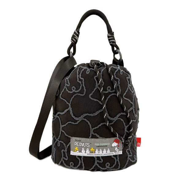 Bolso compacto acolchado de Snoopy