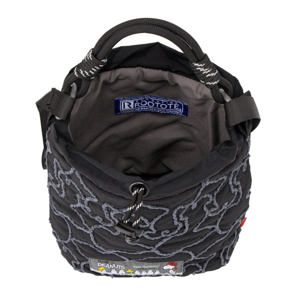 Bolso compacto acolchado de Snoopy