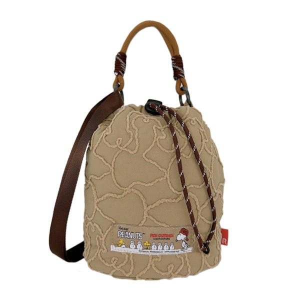 Bolso compacto acolchado de Snoopy
