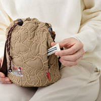 Bolso compacto acolchado de Snoopy