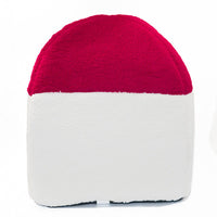 Cama domo para mascotas Snoopy, diseño de techo rojo
