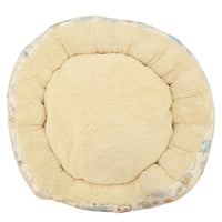 Cama redonda para mascotas Snoopy con diseño de galletas