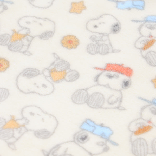 Manta afelpada Snoopy con diseño de galletas (M)