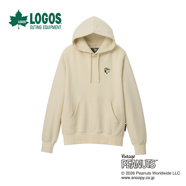 Polerón unisex Snoopy color blanco invierno