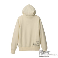 Polerón unisex Snoopy color blanco invierno