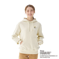 Polerón unisex Snoopy color blanco invierno