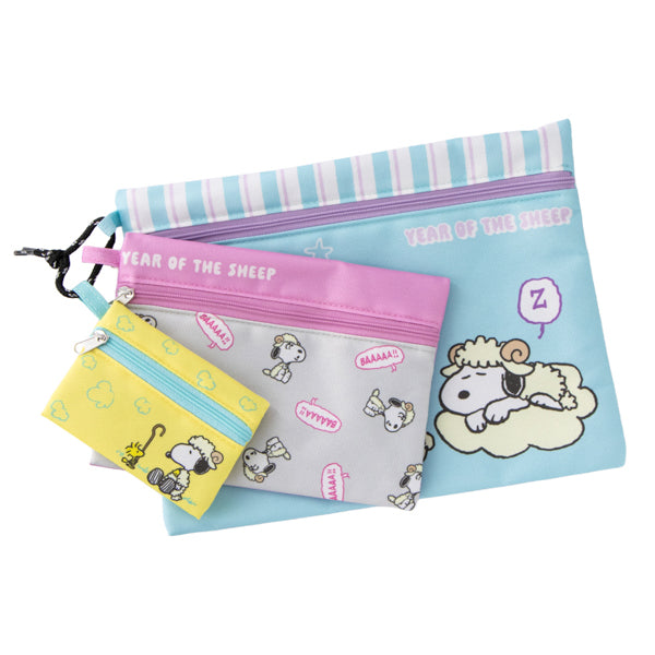 Estuche triple de Snoopy - colección Oveja