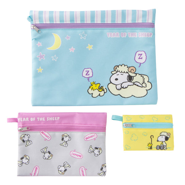 Estuche triple de Snoopy - colección Oveja