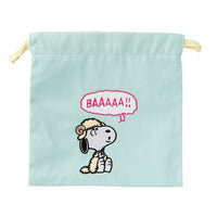 Bolsa cuadrada con cordón Snoopy
