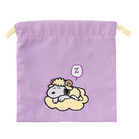 Bolsa cuadrada con cordón Snoopy