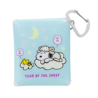 Estuche transparente Snoopy SS con mosquetón