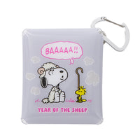 Estuche transparente Snoopy SS con mosquetón