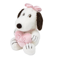 Peluche de Belle de Snoopy con corazón