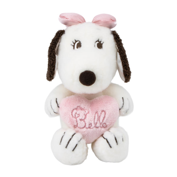 Peluche de Belle de Snoopy con corazón
