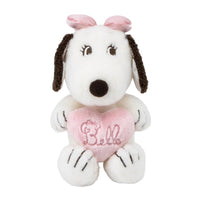 Peluche de Belle de Snoopy con corazón
