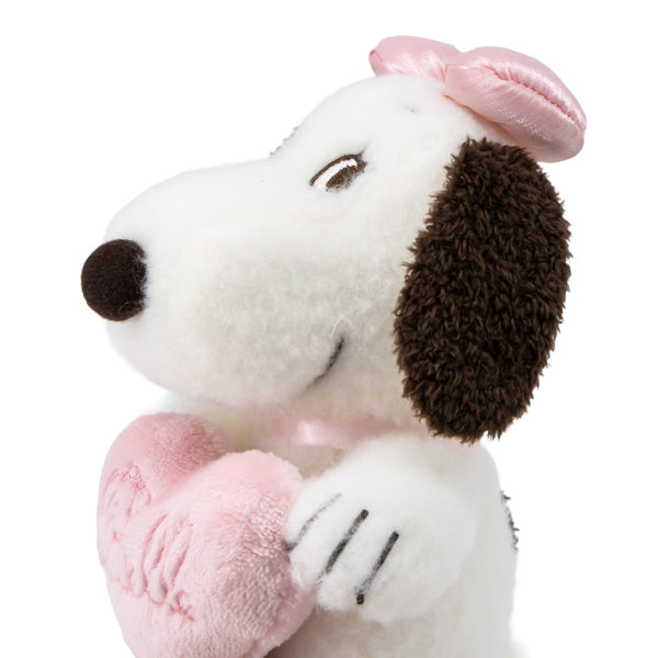 Peluche de Belle de Snoopy con corazón