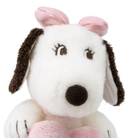 Peluche de Belle de Snoopy con corazón