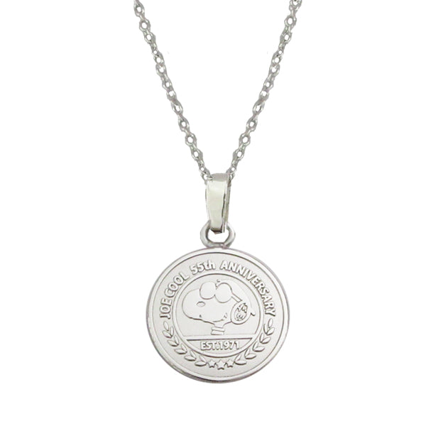 Colgante medalla de plata pura Joe Cool 55.º aniversario