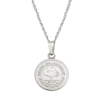 Colgante medalla de plata pura Joe Cool 55.º aniversario