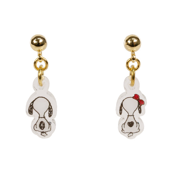 Aros colgantes de Snoopy y Belle