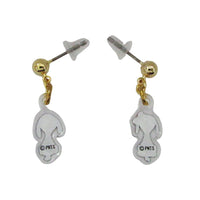 Aros colgantes de Snoopy y Belle