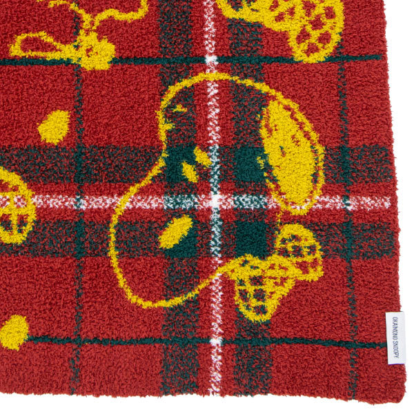 Manta mullida Snoopy roja