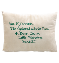 Cojín Carta de Admisión a Hogwarts