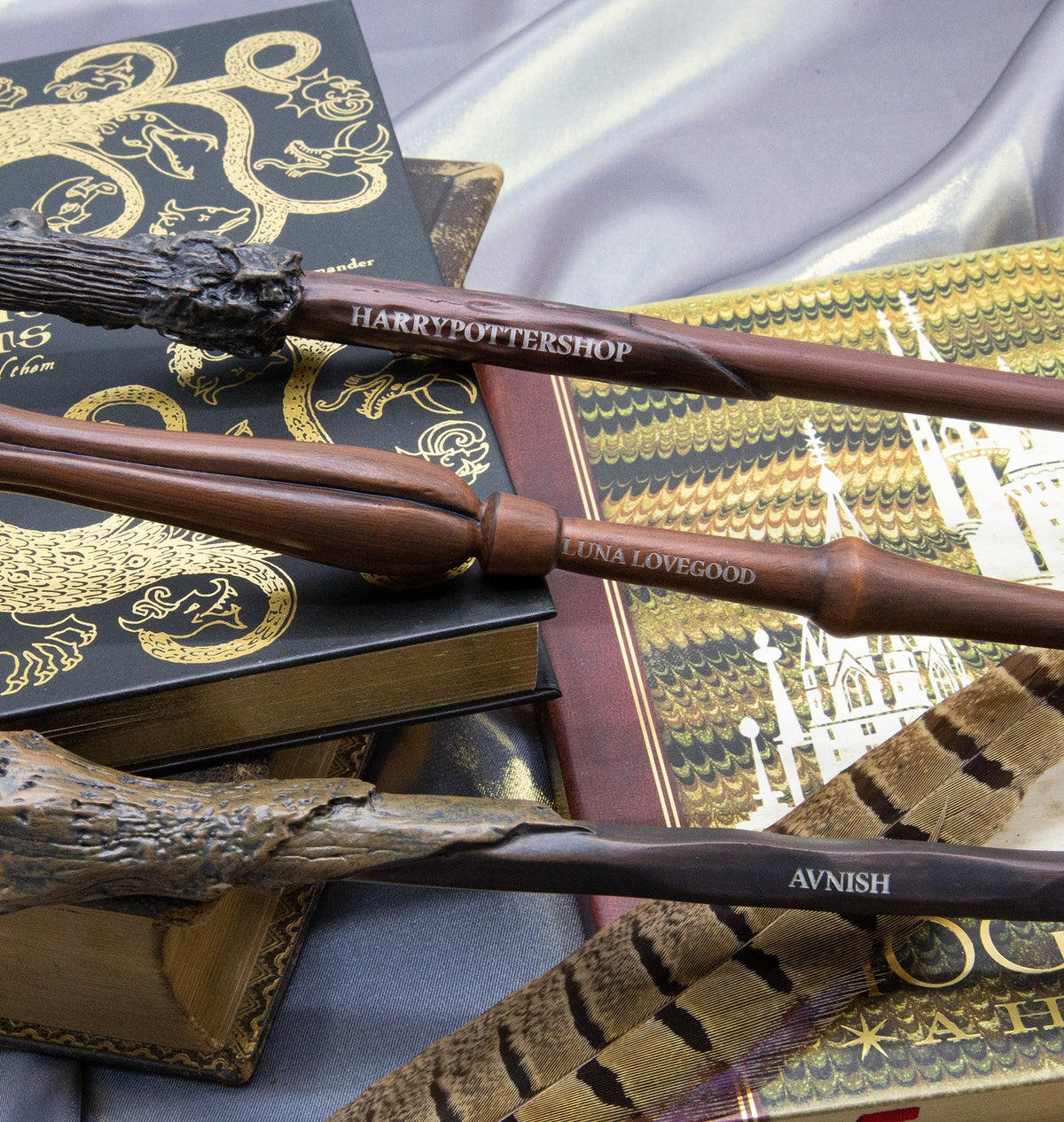 Réplica de varita de Luna Lovegood