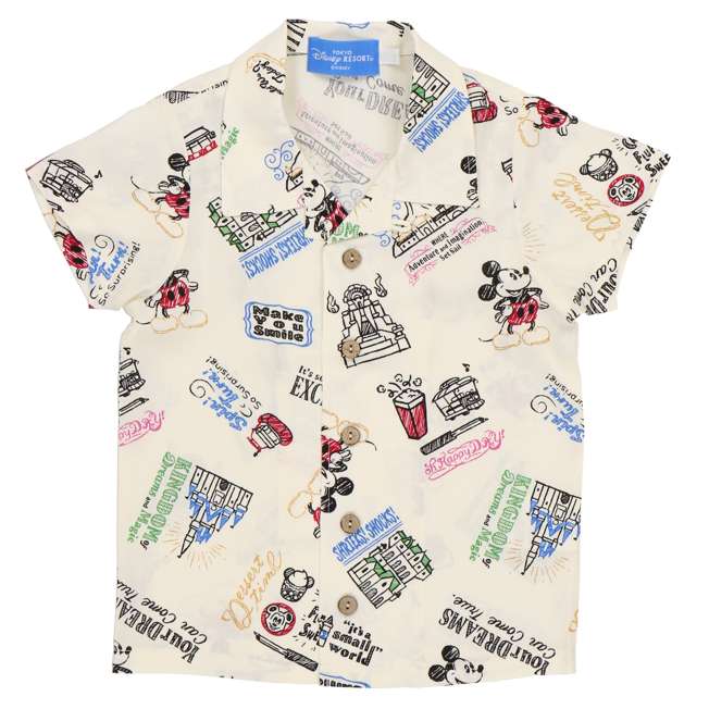 Camisa hawaiana infantil de Mickey Mouse