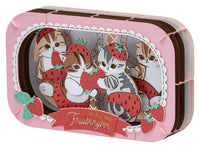 Mofusand: kit de papel Gatito de fresa