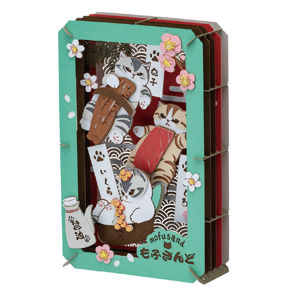 Kit de papel mofusand: Gatito sushi